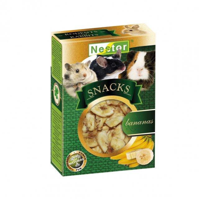 Снакс за гризачи и зайци — Банани, Nestor