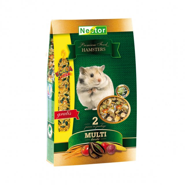 PREMIUM Multi-taste храна за хамстери 1400 мл, Nestor