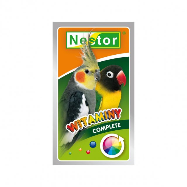 Витамини Complete за средни папагали 20 г, Nestor