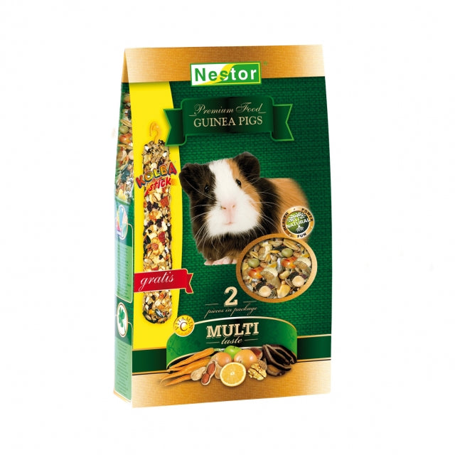 PREMIUM Multi-taste храна за морски свинчета 1400 мл, Nestor