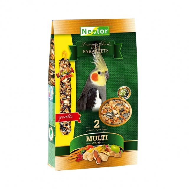PREMIUM Multi-taste храна за средни папагали 1400 мл, Nestor
