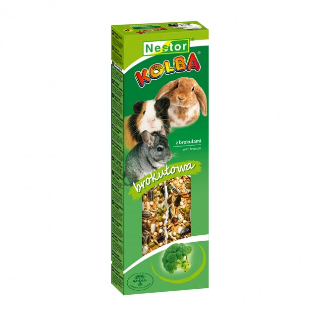 Класическа пръчица за гризачи и зайци с броколи, Nestor