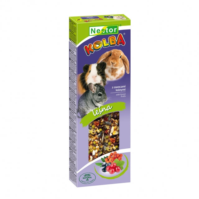 Класическа пръчица за гризачи и зайци с офика и касис, Nestor