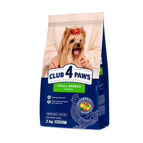 Club 4 Paws Премиум с Пиле — Суха Храна за Кучета от Дребни Породи