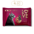 Мокра храна за котки със заек и говеждо в сос, My Love — 340 г