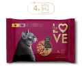 Мокра храна за котки с пиле и пуйка в сос, My Love — 340 г