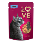 Мокра храна за котки с риба в сос, My Love — 85 г