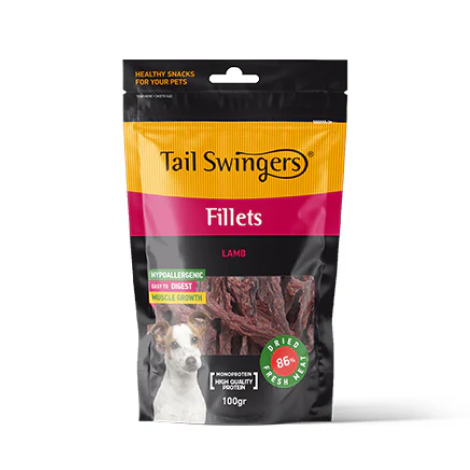TAIL SWINGERS Hypoallergenic ADULT - Агнешко филе 100 гр