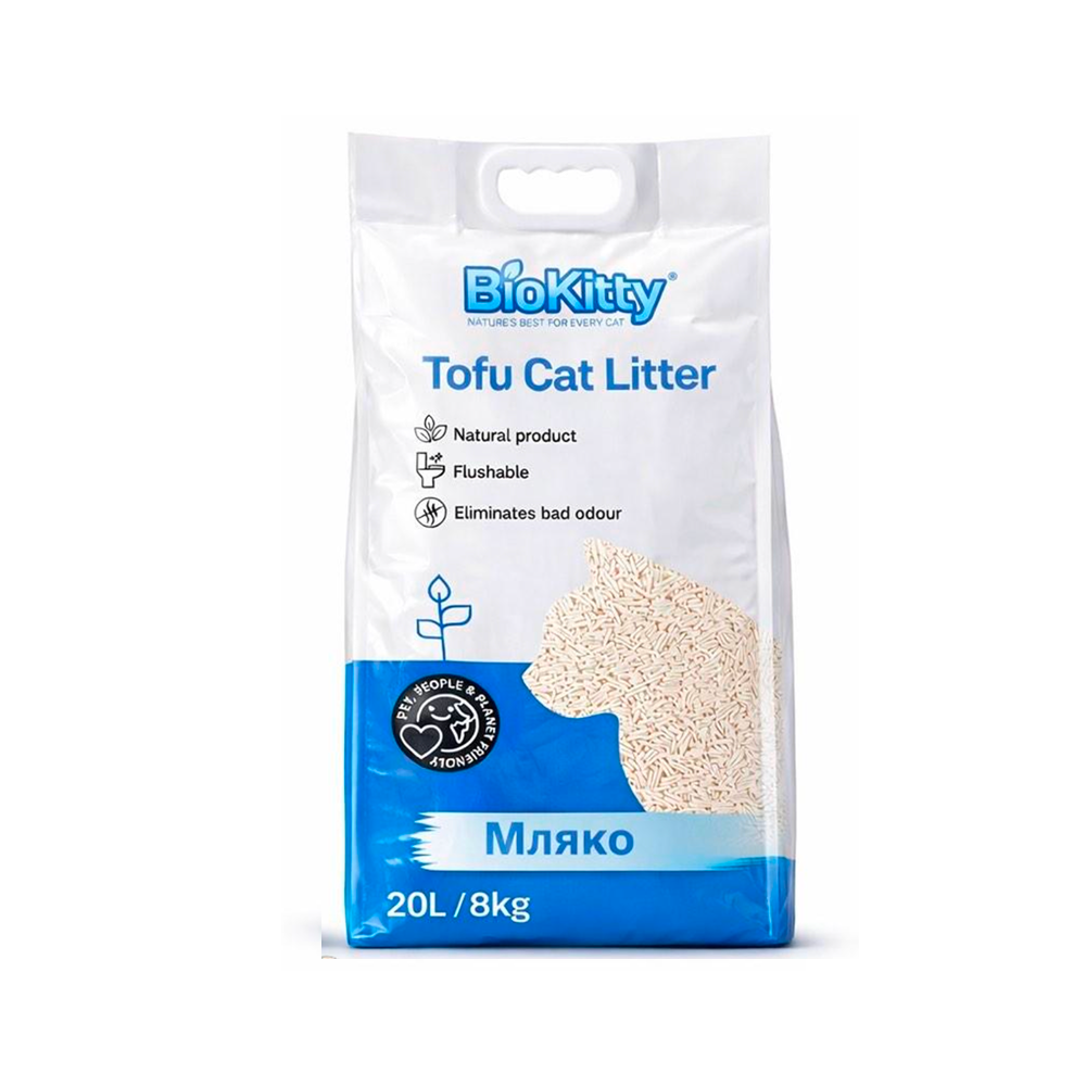 Котешка тоалетна Biokitty – Тофу Мляко