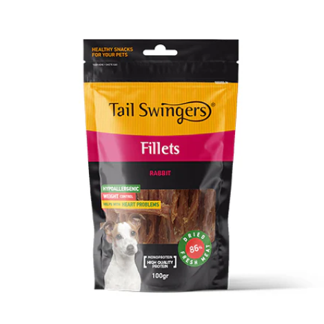 TAIL SWINGERS Hypoallergenic ADULT - Заешко филе 100 гр