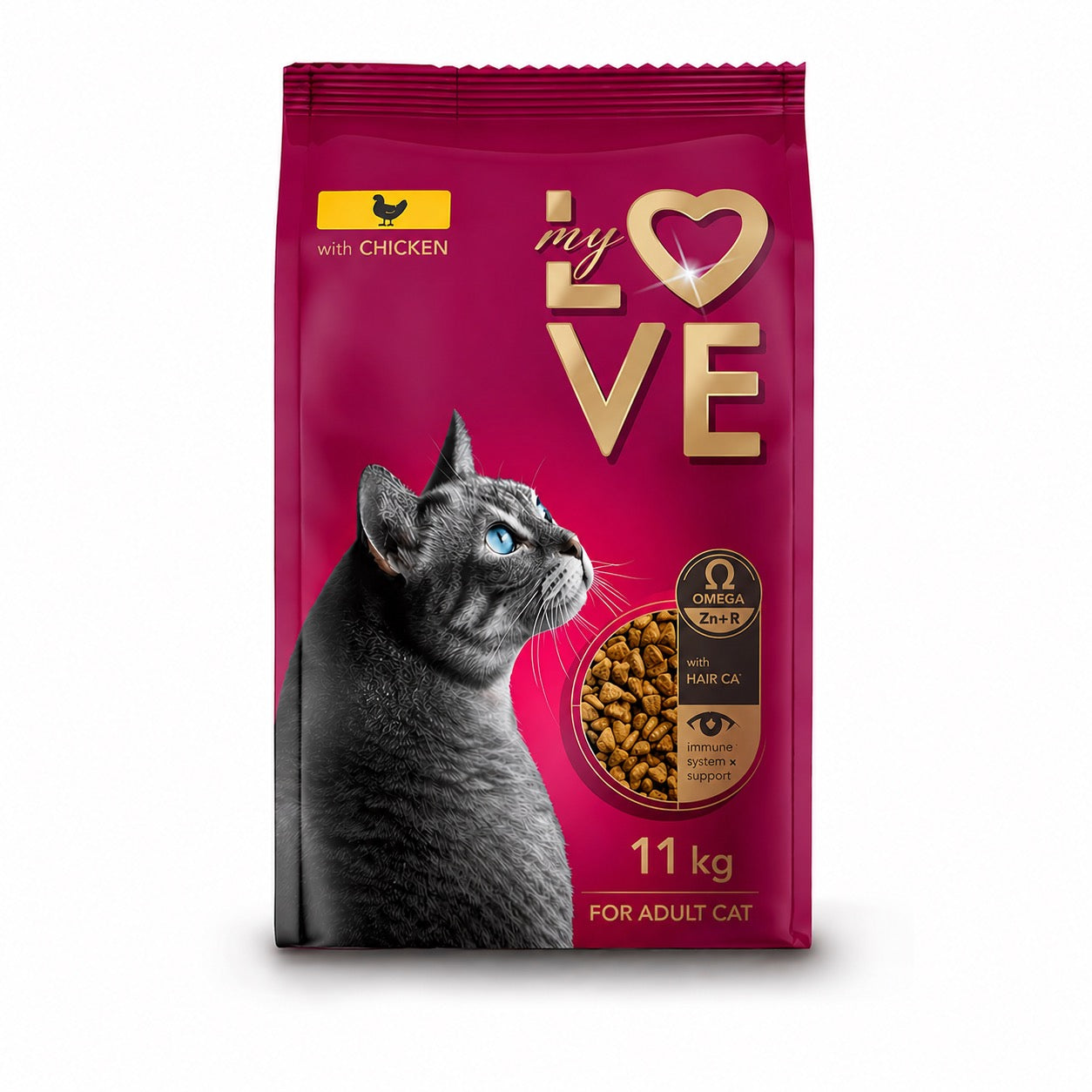 Суха храна за котки с пиле, My Love
