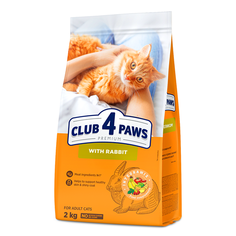 Club 4 Paws Премиум със Заешко — Суха Храна за Възрастни Котки